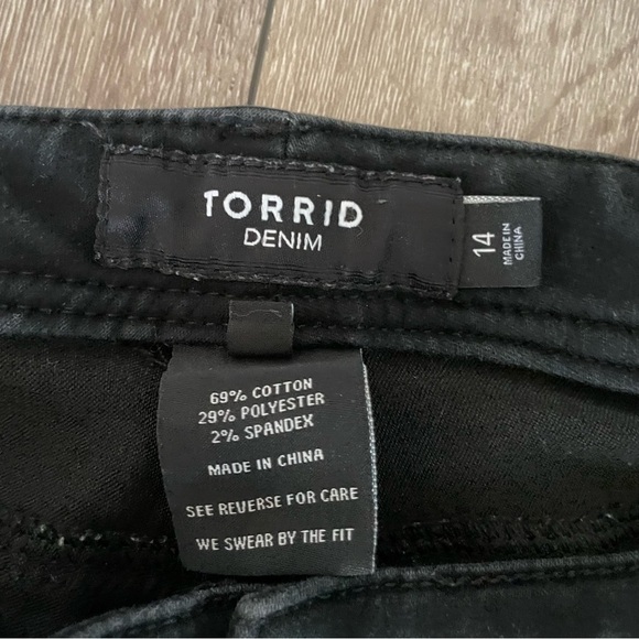 TORRID Jeggings Black Size 14 - Picture 5 of 6